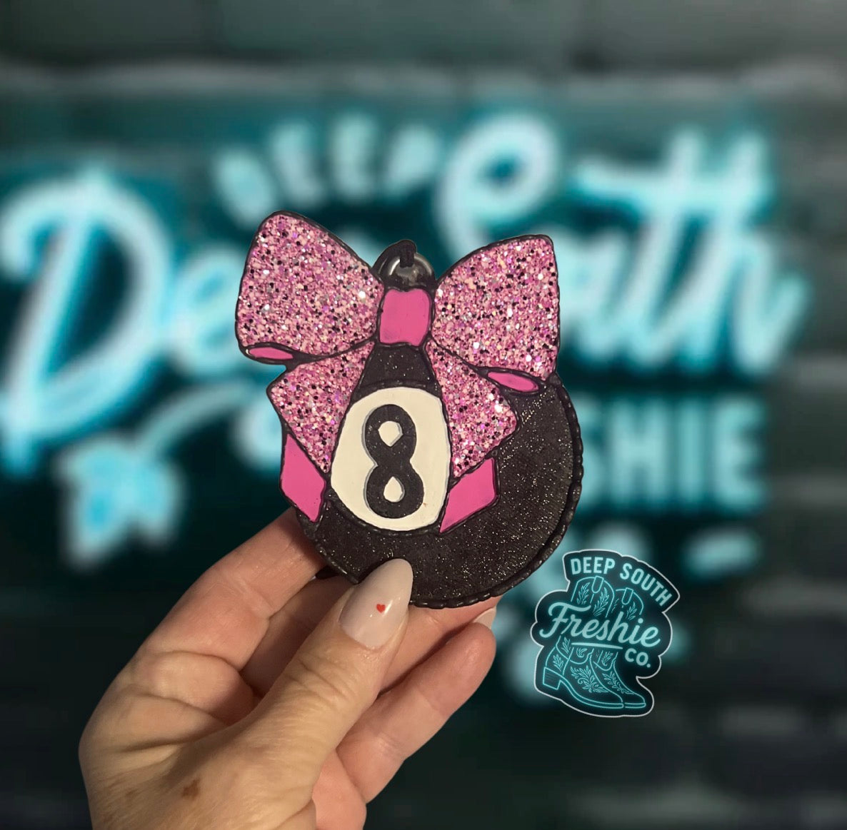 8 ball With Bow  Scent: Gucci Bloom