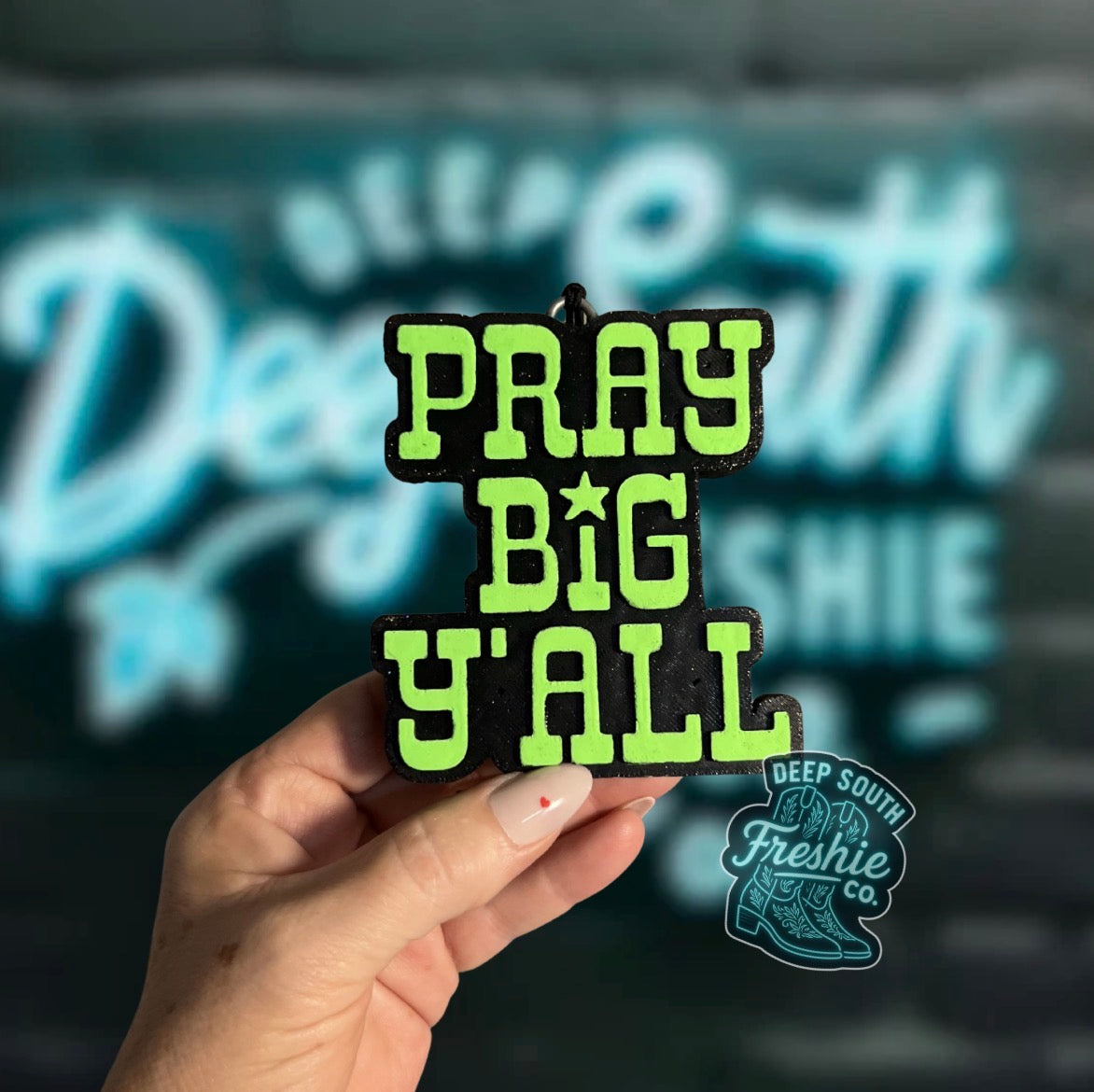 Pray Big Y'all    Scent: Tropical Leather