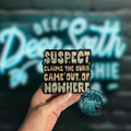 Suspect Curb  Scent:           Bum Bum