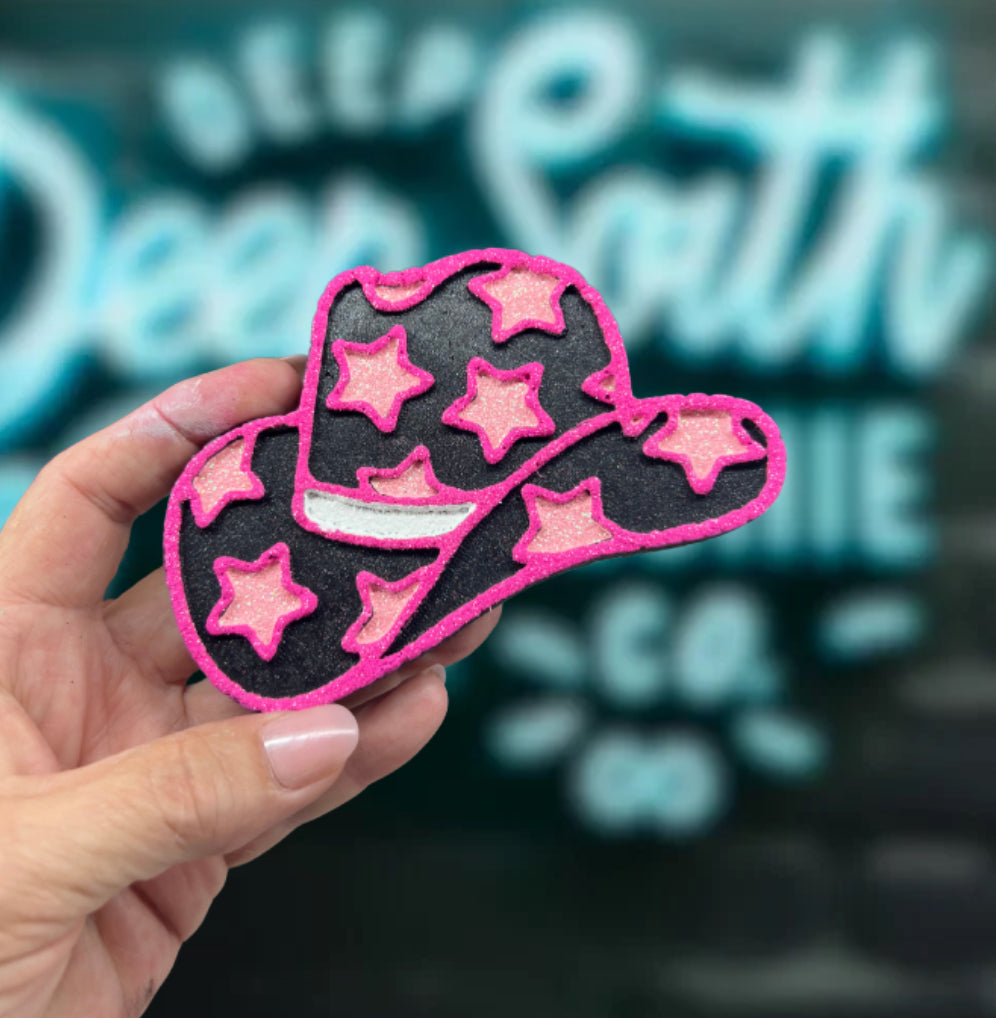 Cowboy Hat With Stars Scent: Leather & Lace